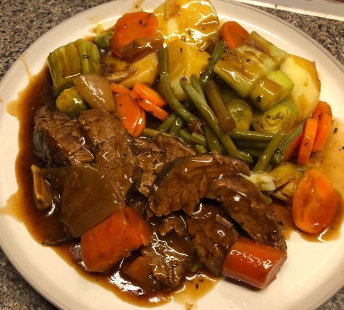 Brisket di manzo cotto a fuoco lento