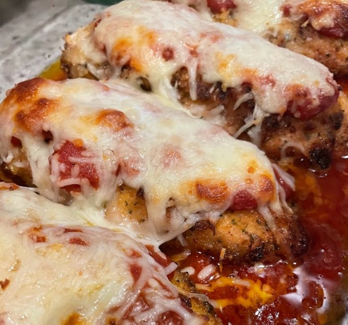 Pollo Ripieno alla Parmigiana